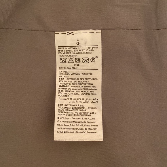 Old Navy Cocoon Coat L - Picture 4 of 4